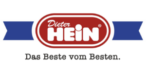 Logo der EG Fleischwagenfabrik Dieter Hein mit Slogan