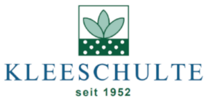 Logo KLEESCHULTE mit Pflanze und Schriftzug