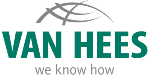 VAN HEES Logo mit Slogan we know how