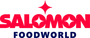 Salomon FoodWorld Logo in Pink und Dunkelblau