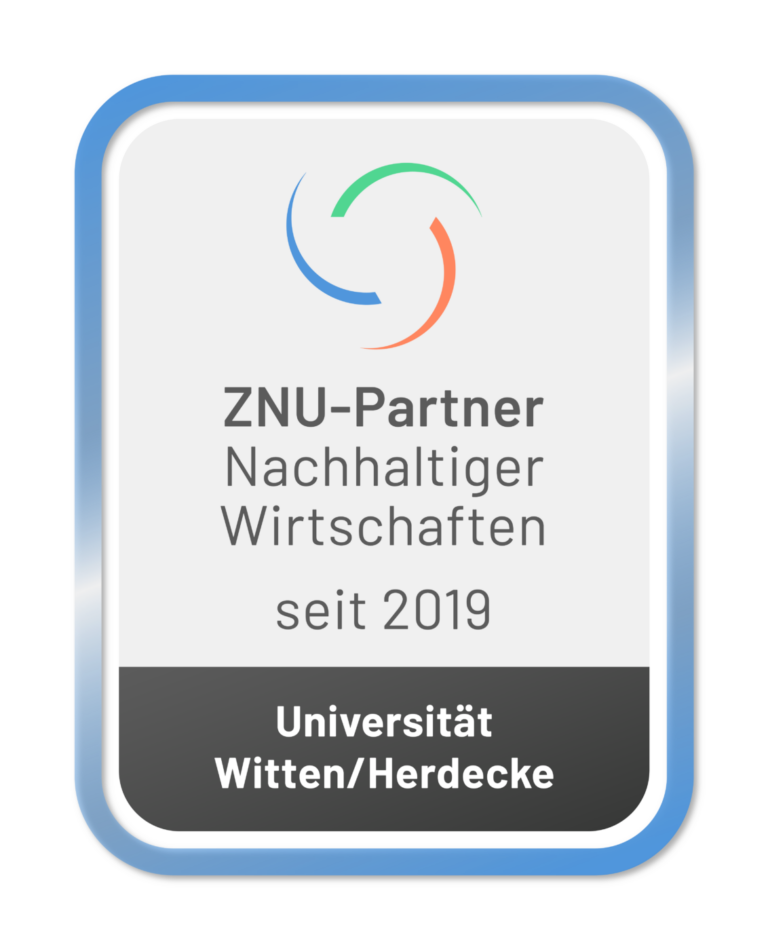 ZNU-Partner Siegel Nachhaltiger Wirtschaften seit 2019